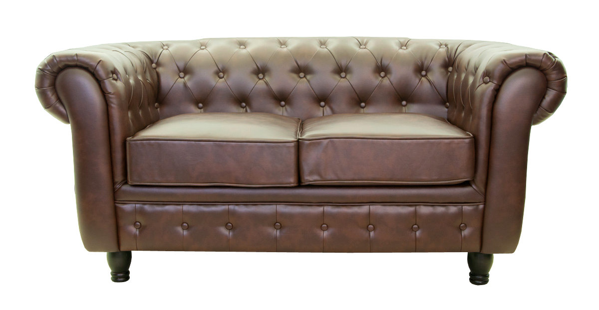 Дизайнерские кожаные диваны Chesterfield brown 2S